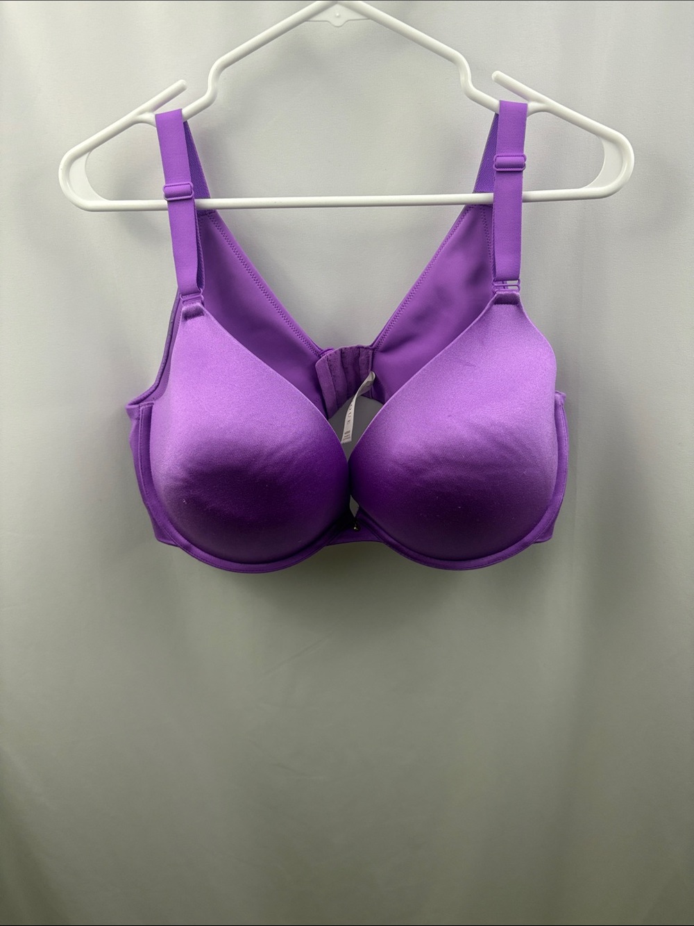Cacique Boost Plunge Bra Size 42DDD Purple
